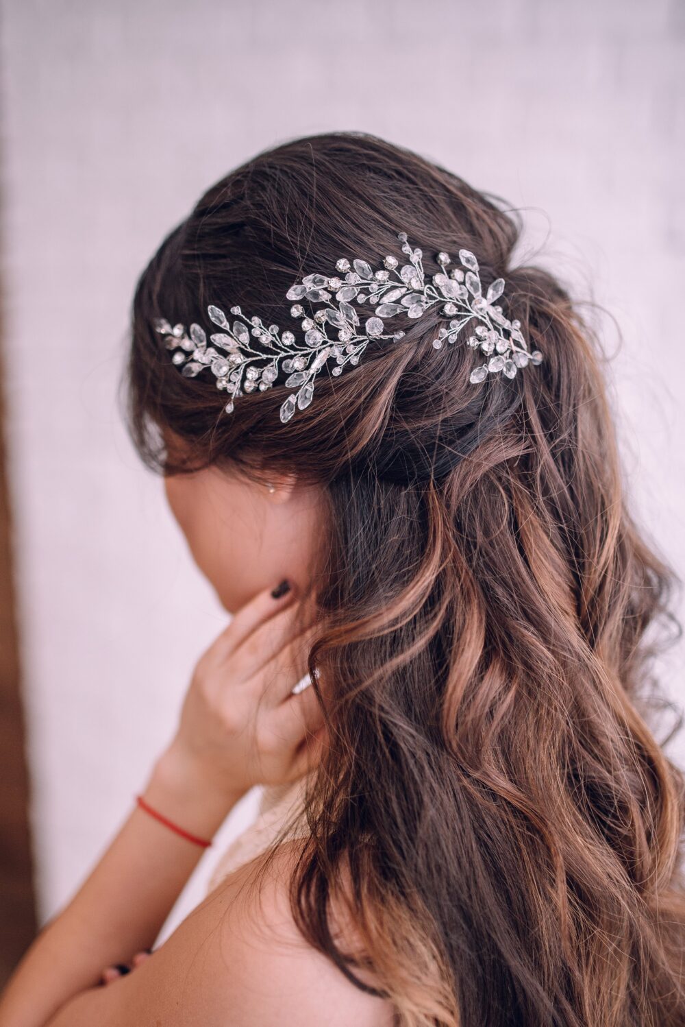 Bridal Headpiece-Wedding Hair Vine-Bridal Vine-Wedding Accessories - Flower Accessories