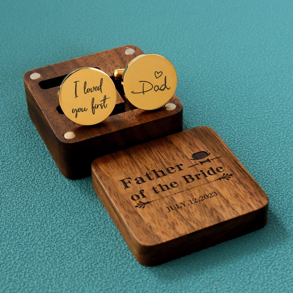 Personalised Engraved Groom Groomsmen Bestman Cufflinks, Wedding Custom Cufflinks, Personalized Favors Initial Cufflinks