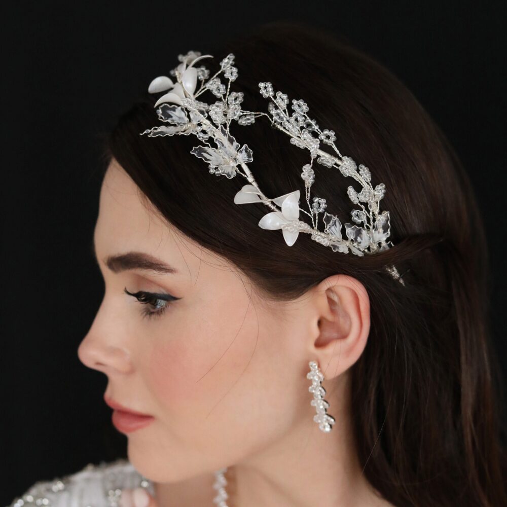Wedding Hair Clomb, Princess Accessory, Butterfly Pin, Vintage Accessories, Headband Crown