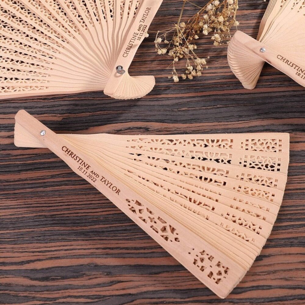 30 Pcs Personalized Wedding Fan Favors/Wedding Fans/Wedding Ceremony Fans/Rustic Favor Hand Fan/Ceremony For Guest/Custom Party Fans