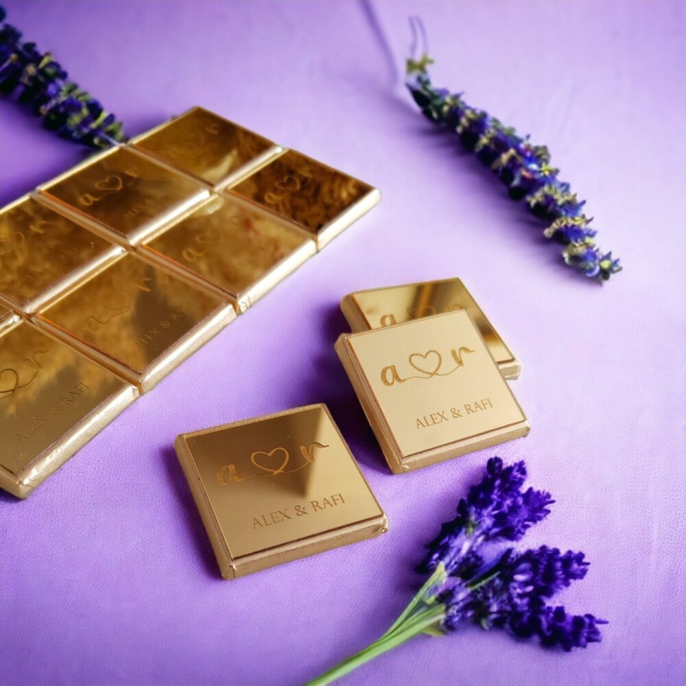 Personalized Favors For Guests, Wedding Chocolate Favors, Engagement Gifts, Lux