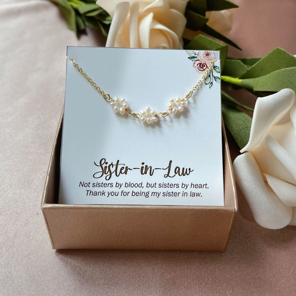 Sister-In-Law Gift Sister in Law Necklace Law Birthday Gift, Wedding Gift Future in Law, Bonus For Girls