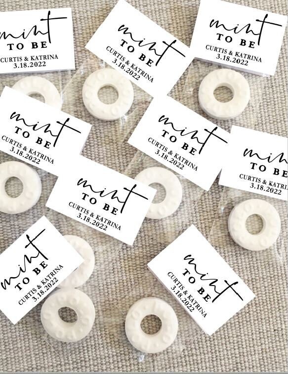 Mint To Be Wedding Favors Lifesavers Mints For Guests Bulk Personalized Party Custom Cute