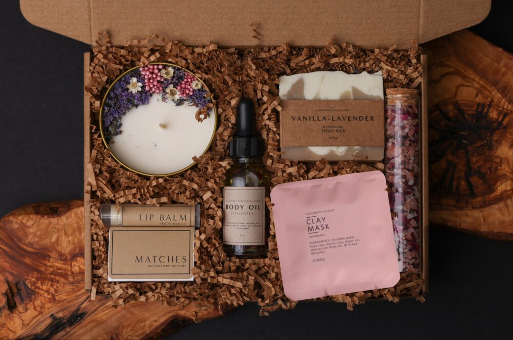Mother's Day Gift Baskets, Spa Box For Women, Personalized Self Care Package Her, Mom, Hygge Box, Basket