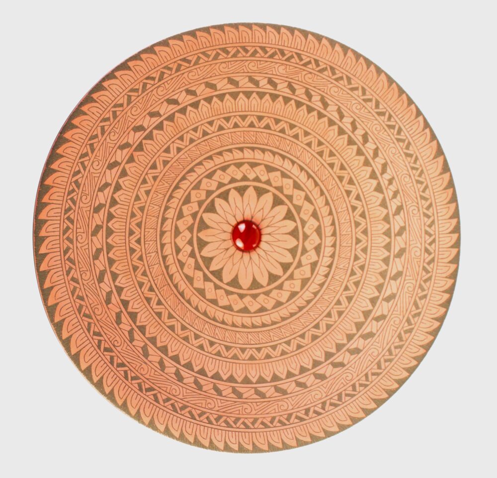 Mata Ortiz Pottery Sgraffito Etched Band Design Matte Black Clay Natural Iron Oxide Paint Red Obsidian Stone Hector Gallegos Jr. Fine Art