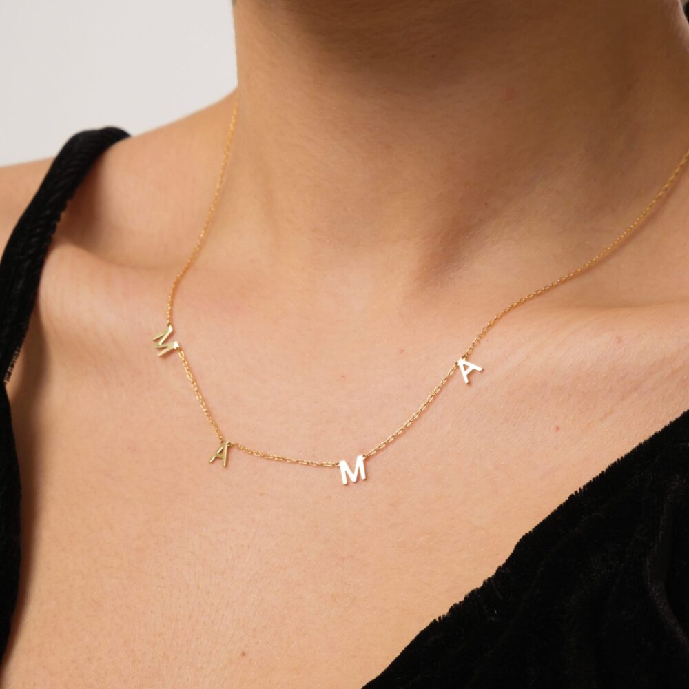 Dainty Mama Necklace Mother Mothers Day Gift For Mom Christmas Gift Personalized Jewelry Birthday Gifts For Her