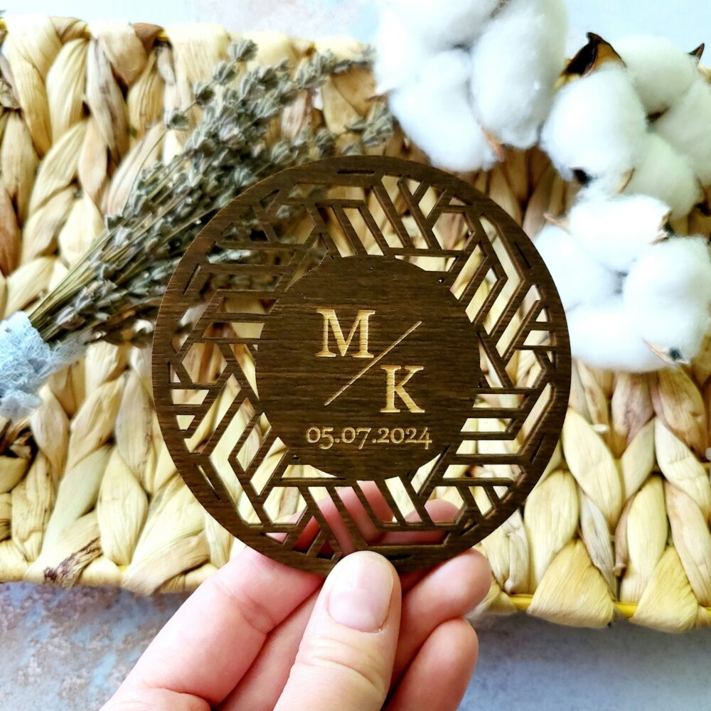 Wedding Favors Coasters in Bulk Drink Thank You Cards Save The Date Gift Personalized Bridal Shower