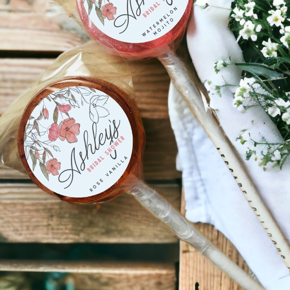 Spring Wedding Sampler Box // 10 Lollipops Taste Test For Two Summer Favors Fall Winter