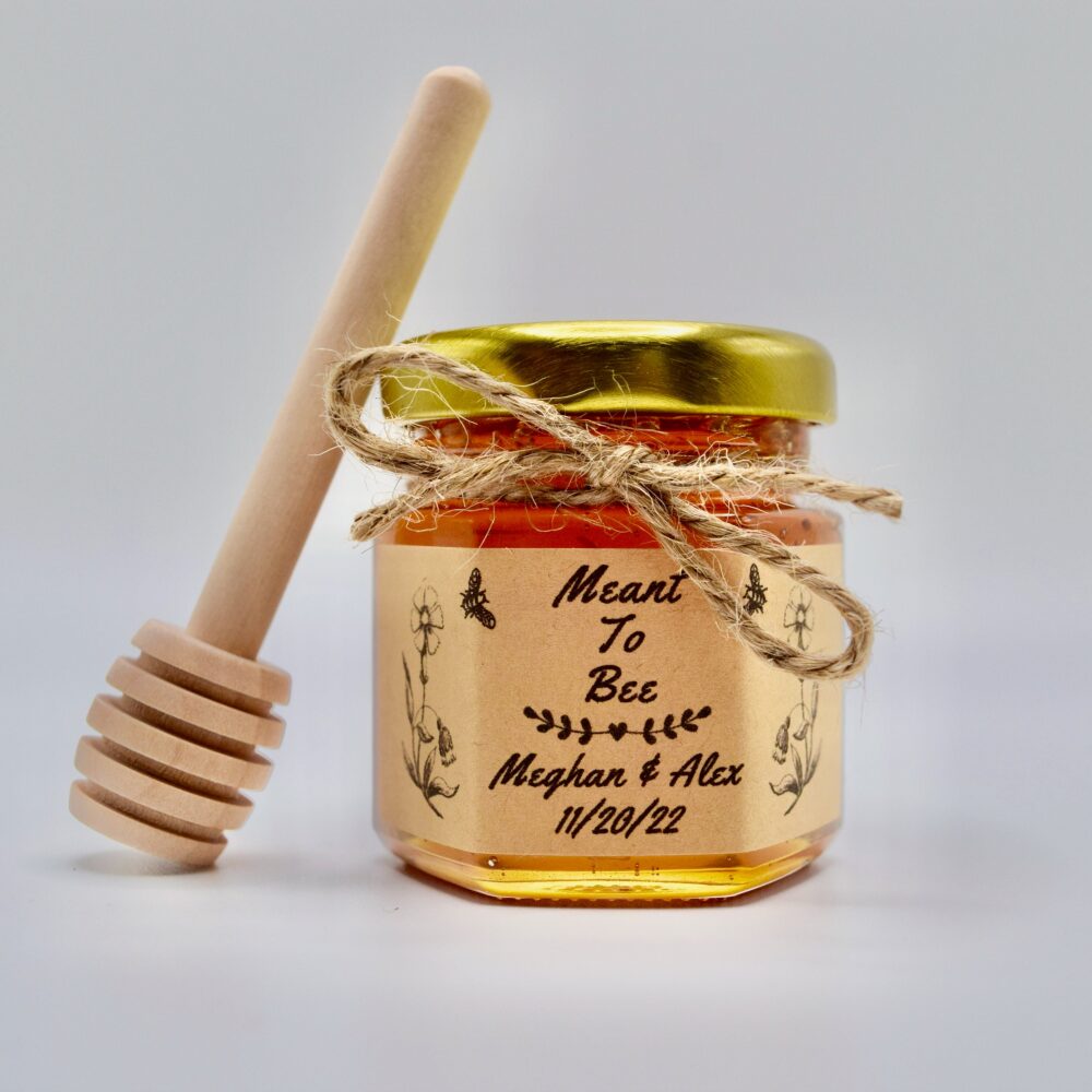 Honey Jar Wedding Favors - Mini Party Bridal Shower Favor Pot For Guests