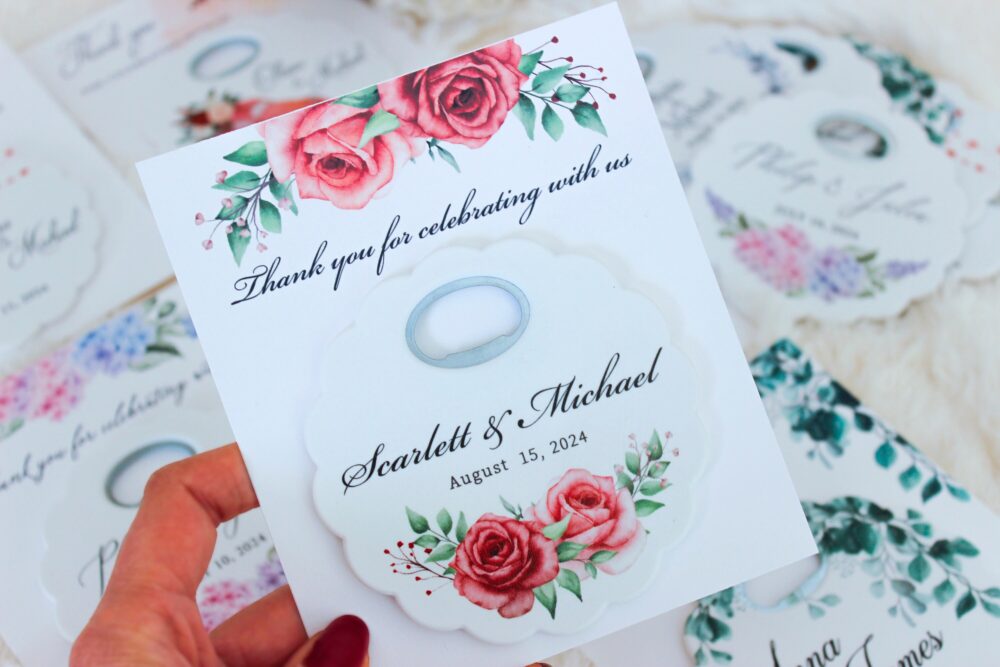 Wedding Favors Magnets For Guests, Personalized Bottle Opener