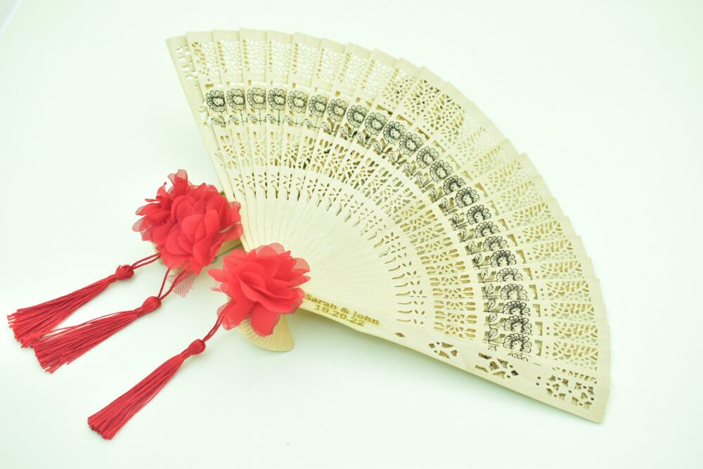 50 Pcs Wedding Favors For Guests in Bulks, Wooden Hand Fan, Personalized Gift, Engraved Sandalwood Bridal Shower Favours Free Shipping