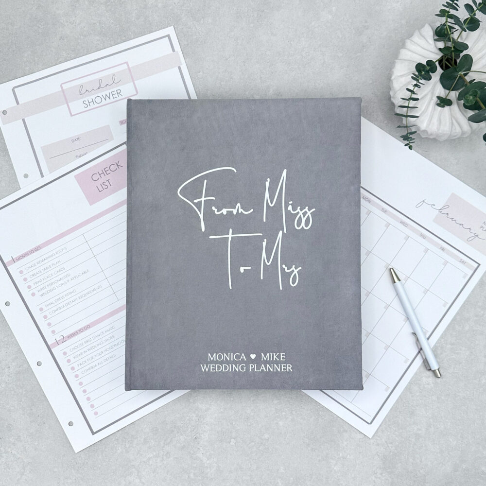 Personalized Wedding Planner I Ring Binder Custom Planning Book The Ultimate Checklist