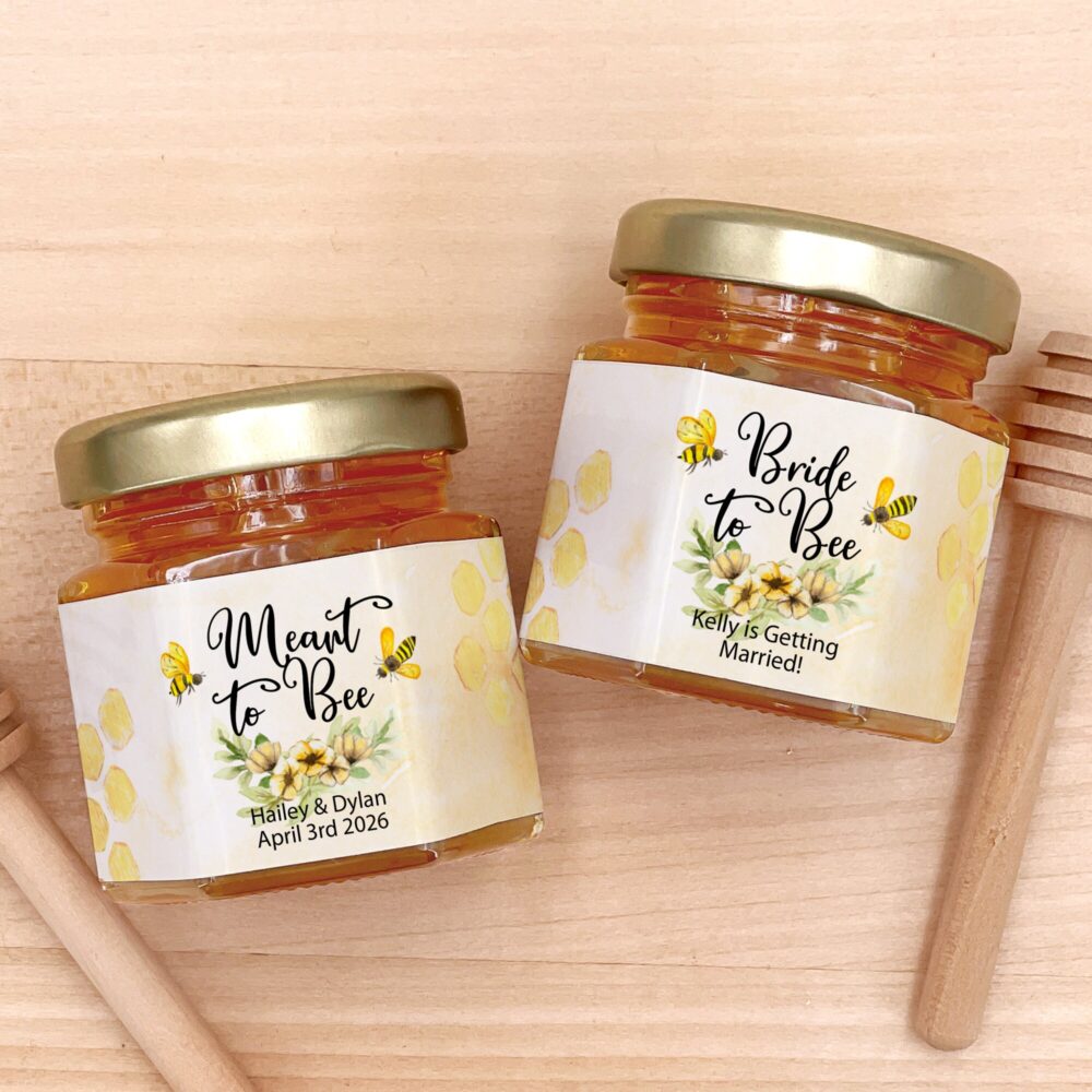 Honey Wedding Favors, Bee Themed Bridal Shower, Shower Mini Jar Meant To Favors