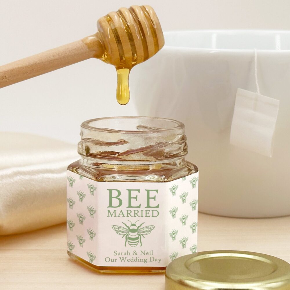 Honey Wedding Favors, Bee Themed Bridal Shower, Shower Mini Jar Favors