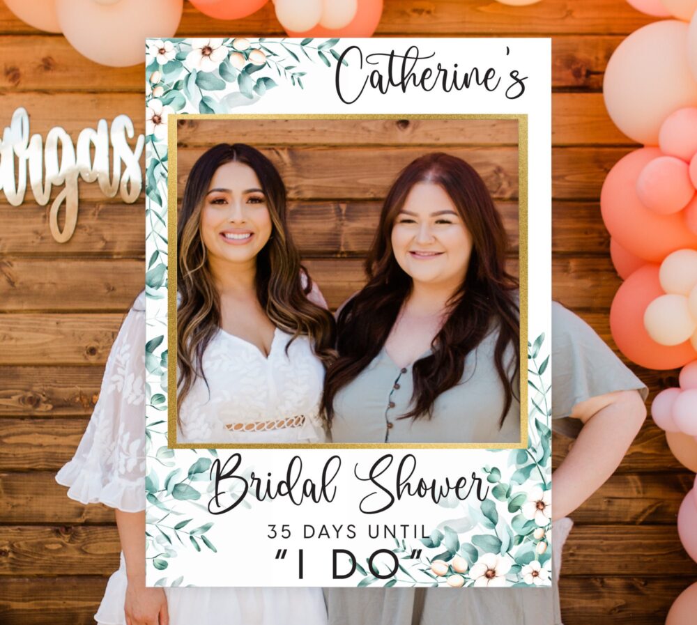 Photo Prop Frame, Bridal Shower Wedding Props, Selfie Decoration, Booth Frame
