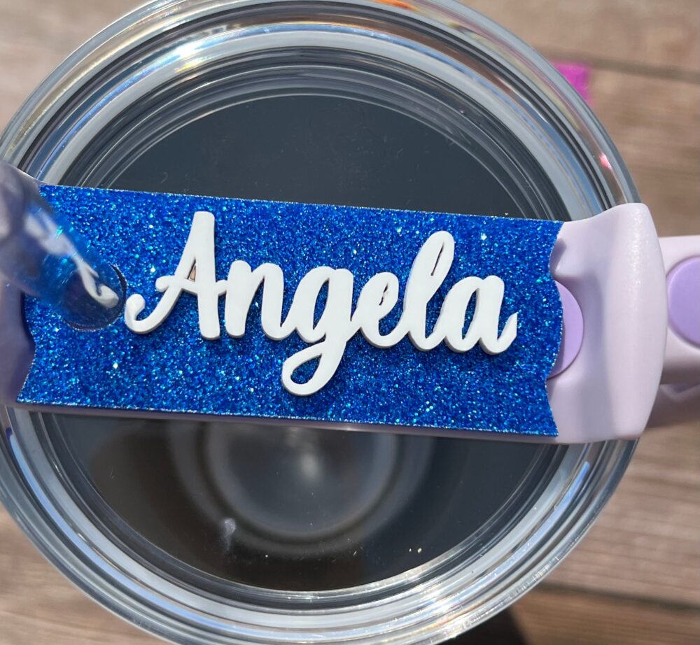 stanley Cup Name Plate Glitter, Tag 40 Oz Tumbler Tag, For Dancers, Dance
