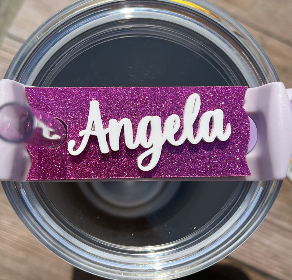 stanley Cup Name Plate Glitter, Tag 30 Oz Tumbler Tag, For Dancers, Dance