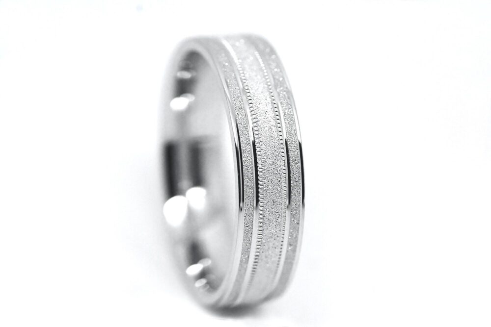 sterling Silver Wedding Band Men 6mm 925 Ring Jewelry For