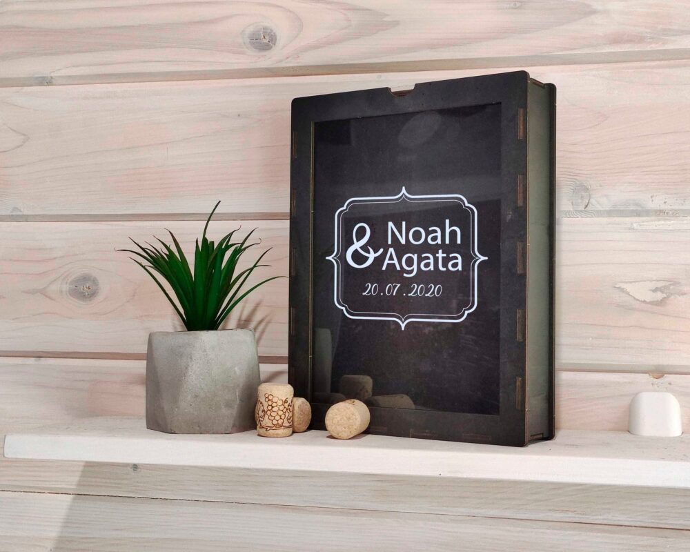 Wine Cork Holder Personalized, Lover Gift, Rustic Frame, Gift For Her, Custom Wedding, Whiskey Keeper