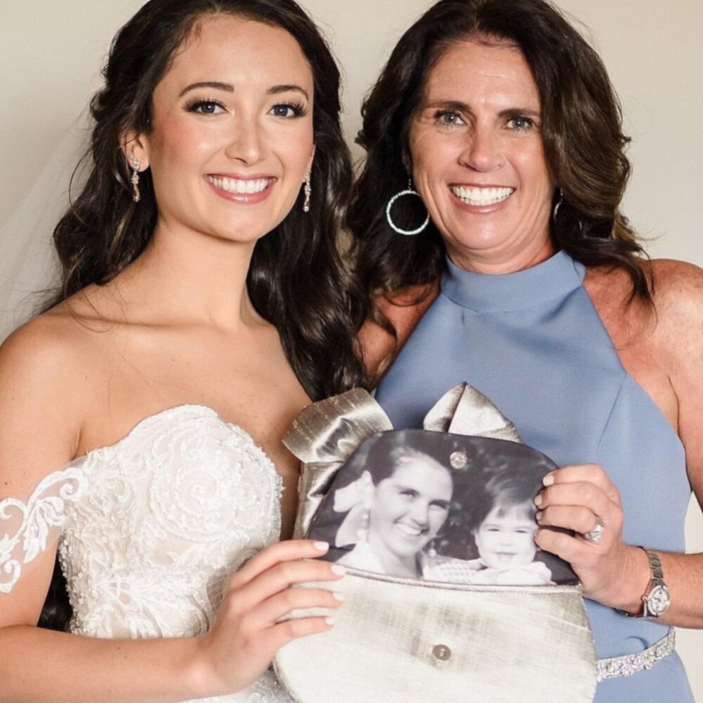 Gift For Mom | Mother Of The Bride Personalized Photo Clutch Wedding Purse Bridesmaids Gifts Mob