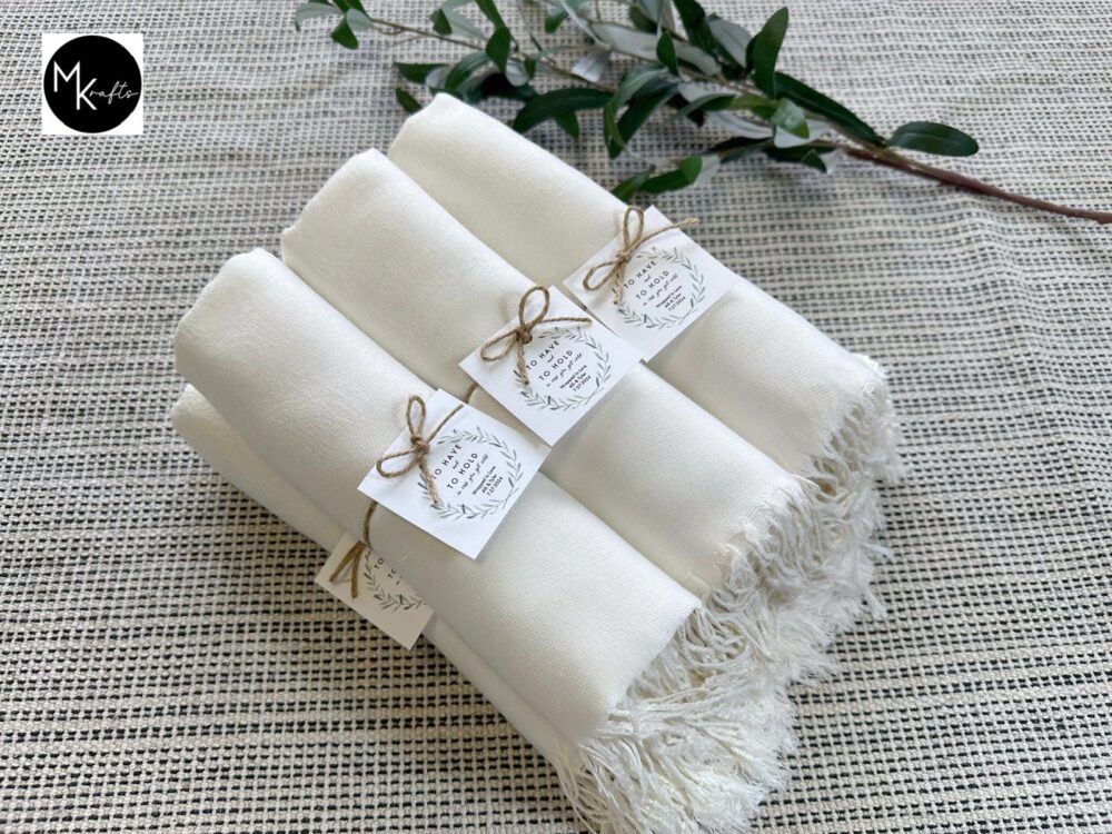 Wedding Shawls Tag, Pashmina Wrap, Eco Friendly Silky Personalized Bridesmaid Luxury Pashminas Scarf, Bridal Shower Gift Gigi 1