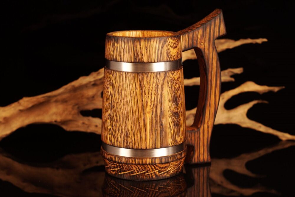 Unique Viking Style Beer Mug, Engraved Tankard For Groomsmen Proposal, Personalized Stein, Mug Him, Best Man Gift