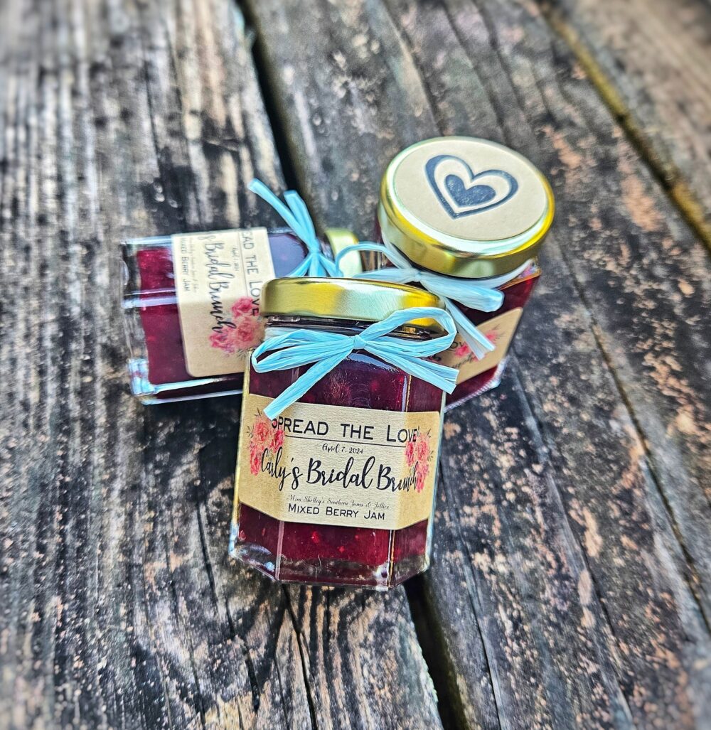 85 | 1.5Oz Or 2Oz Jam Wedding Favor, Rustic Bridal Shower Boho Shower, Edible Personalized Favors, Jar Gift