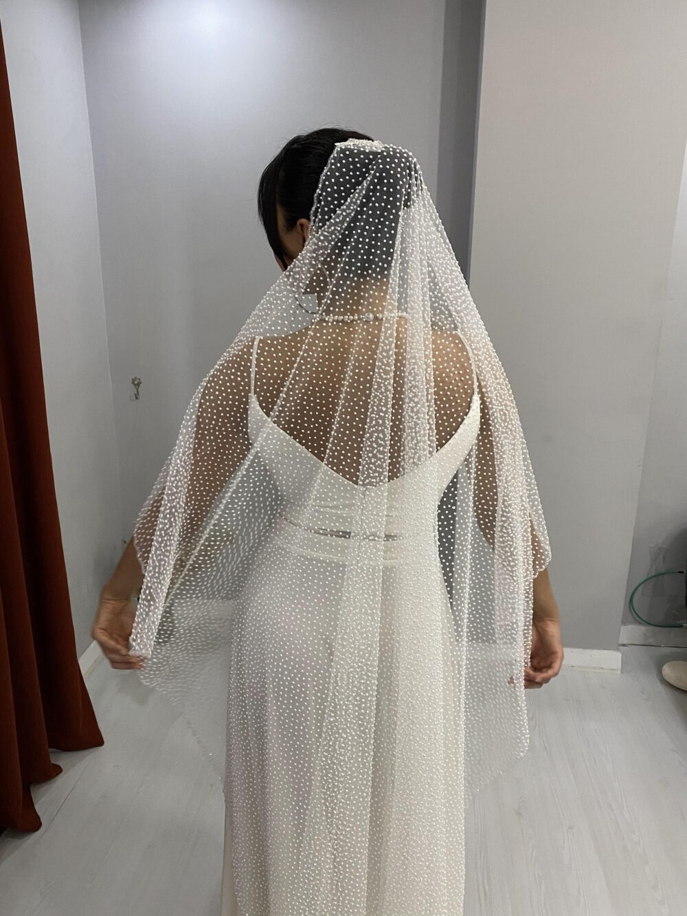 Glitter Wedding Veil, Sparkle Long Shimmer Veil Luxury Sparkly Bridal Sequin