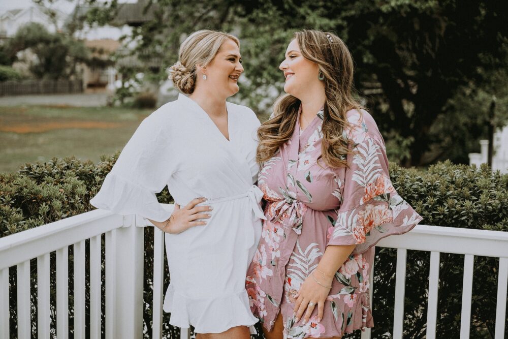 Bridesmaid Robes Gifts For Her Bridal Party Floral Wedding Robe Personalized Mom | Floral Ruffle Robe