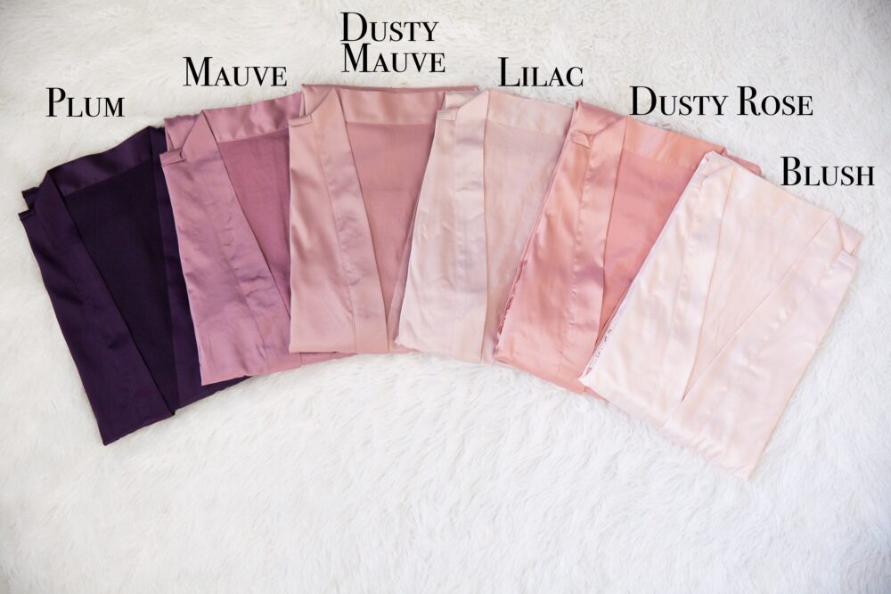 Silky Satin Bridesmaid Robes | Proposals Gift Bridal Party Robe Sleepover Pajamas Getting Ready Wedding