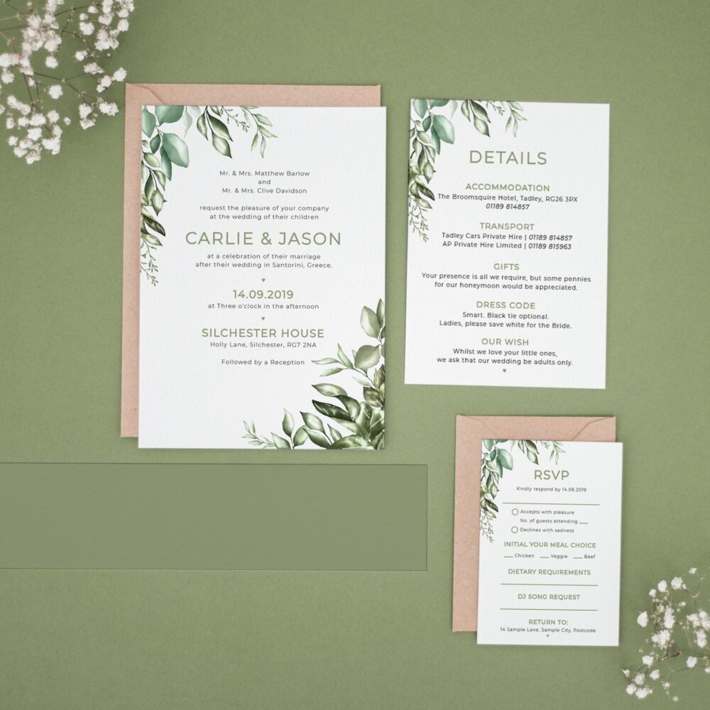 Personalised Wedding Invitation Bundle, Rustic Invitation, Sets, Printable Invitations, Invite, Template #2435