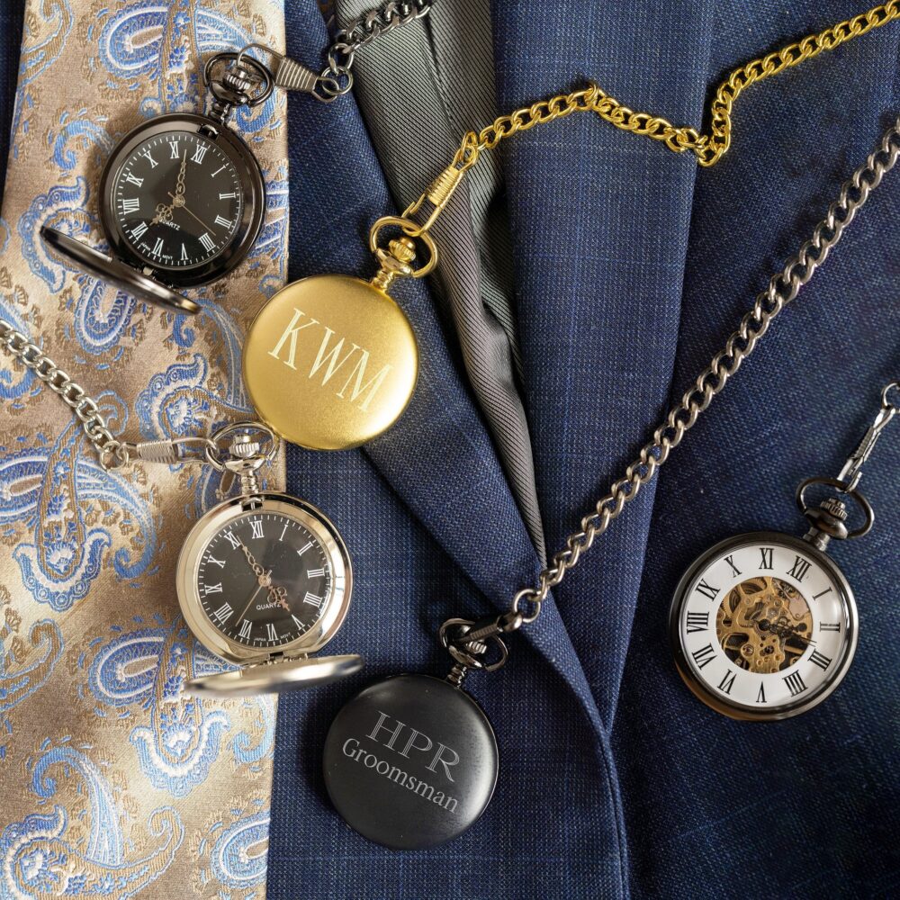 Gift For Dads, Engraved Pocket Watch, Father's Day Gift, Dad Father Of The Bride Groom Christmas