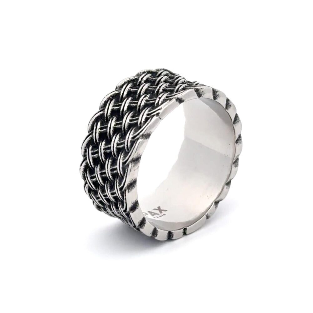 Men's Stainless Steel Ring | Minimalist For Men & Women Durable Modern Jewelry Wide Band