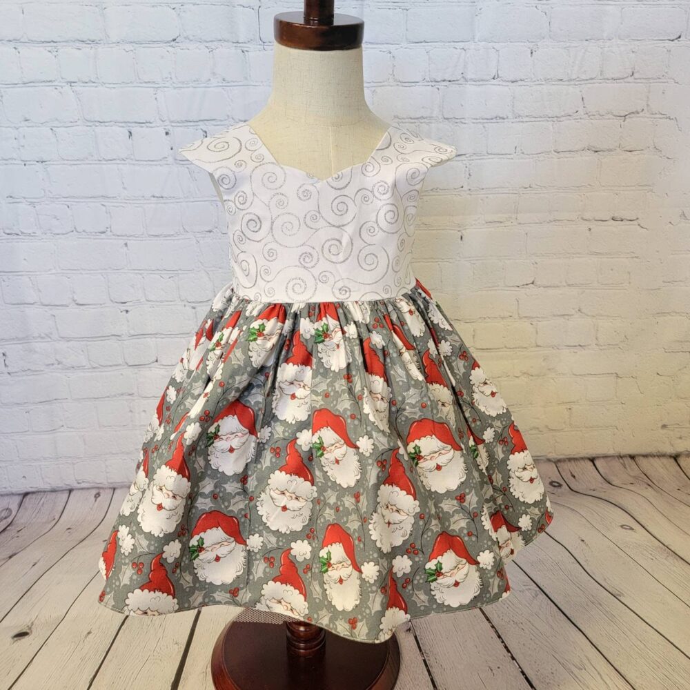 Christmas Dress For Girls, Toddler Dress, Baby Santa Holiday Party Girls