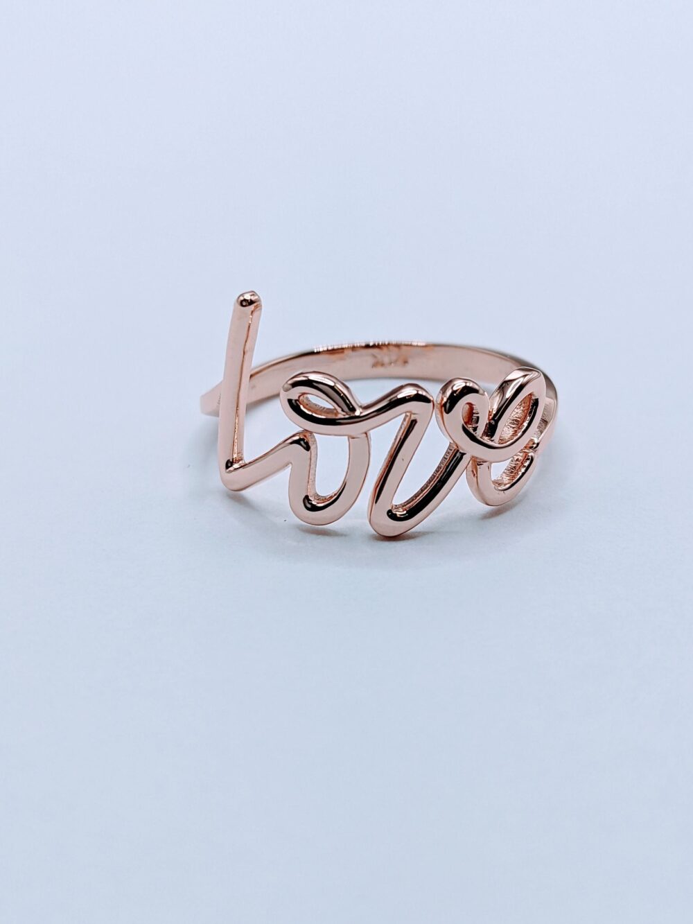 14K Rose Gold Love Ring
