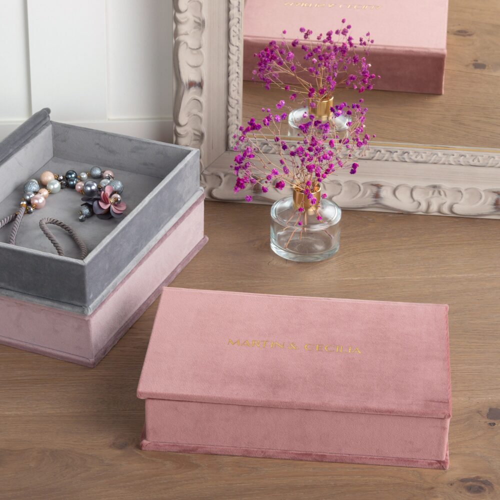 Wedding Unity Coins Box, Velvet Holy Spirit Box
