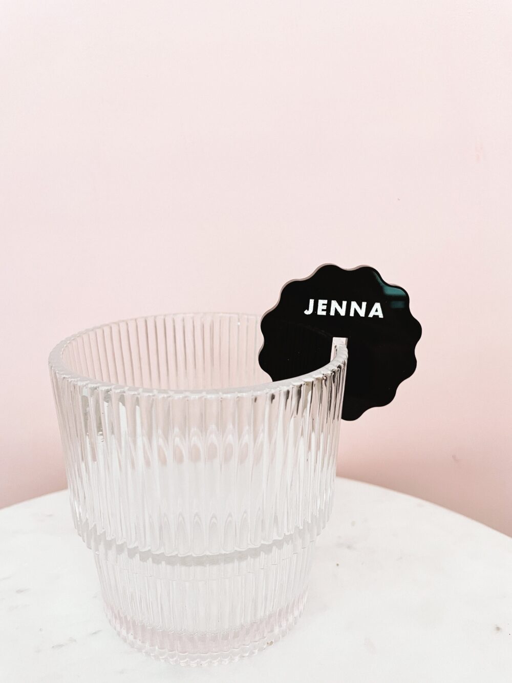 Custom Drink Tag, Wine Tags, Acrylic Place Cards, Wedding Cards | Set Of 25