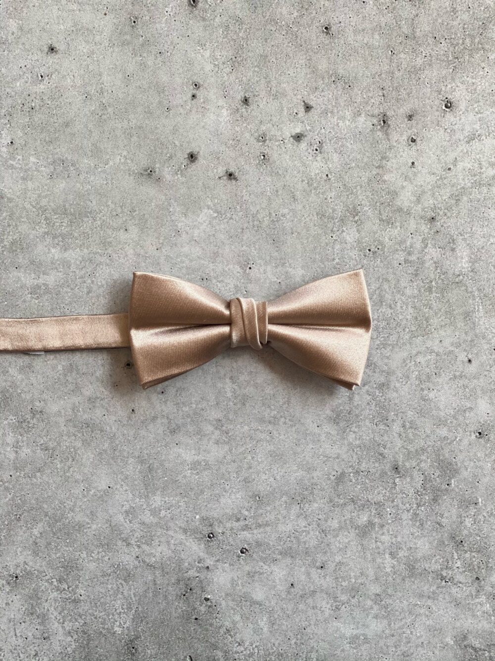 Champagne Satin Bow Ties For Men Wedding For Groomsmen Bohemian