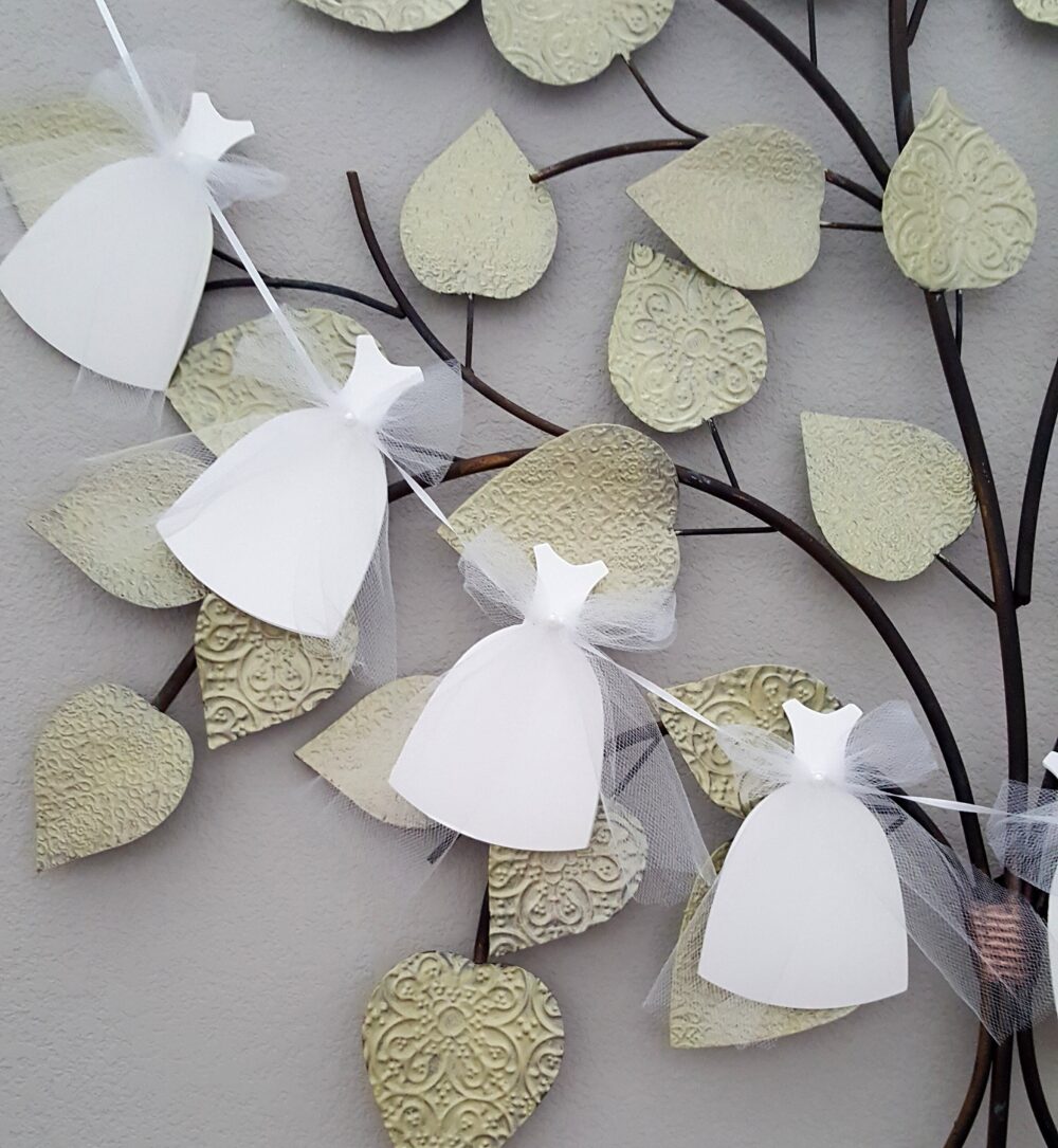 Bridal Shower Decoration, Bride To Be Garland, Wedding Dress Banner, Bridal Garland, Dress Gown Banner, Dress Banner