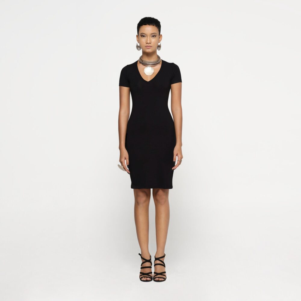 Black Bodycon Dress, Little T-Shirt Mini lbd, Sheath Capsule Wardrobe, Girlfriend Gift