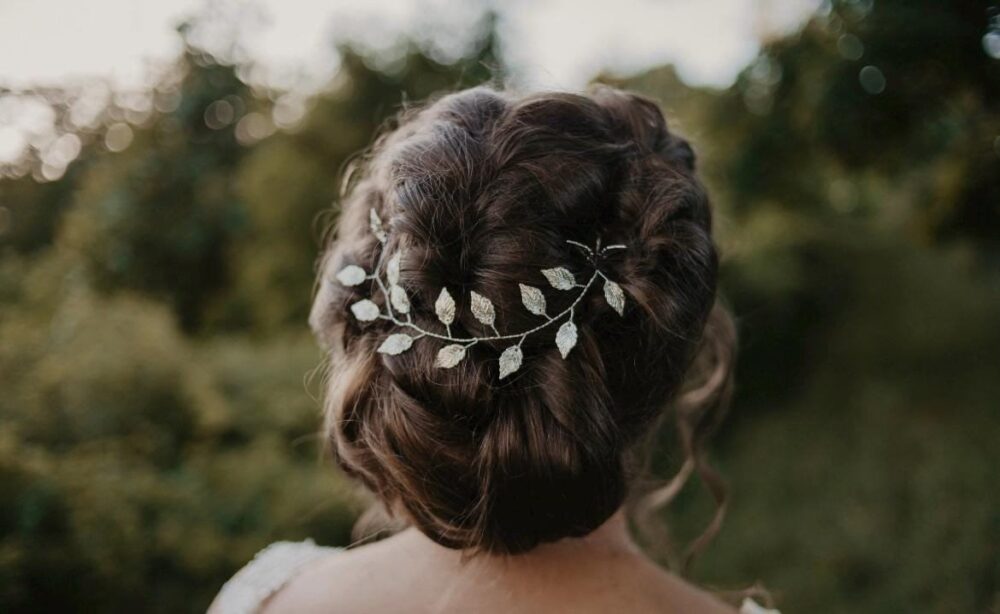 Bridal Hair Vine Gold Wedding Hair Vine Wedding Bridal Head Piece Leaf Leaves