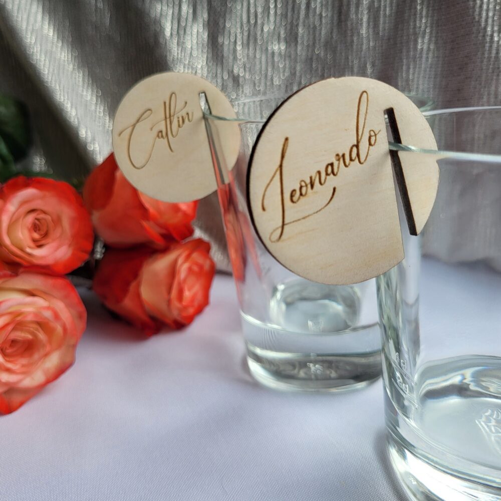 Personalized Glass Charms, Wedding Table Decor, Party Guest Names, Hen Party Gift, Favor, Drink Markers, Wine