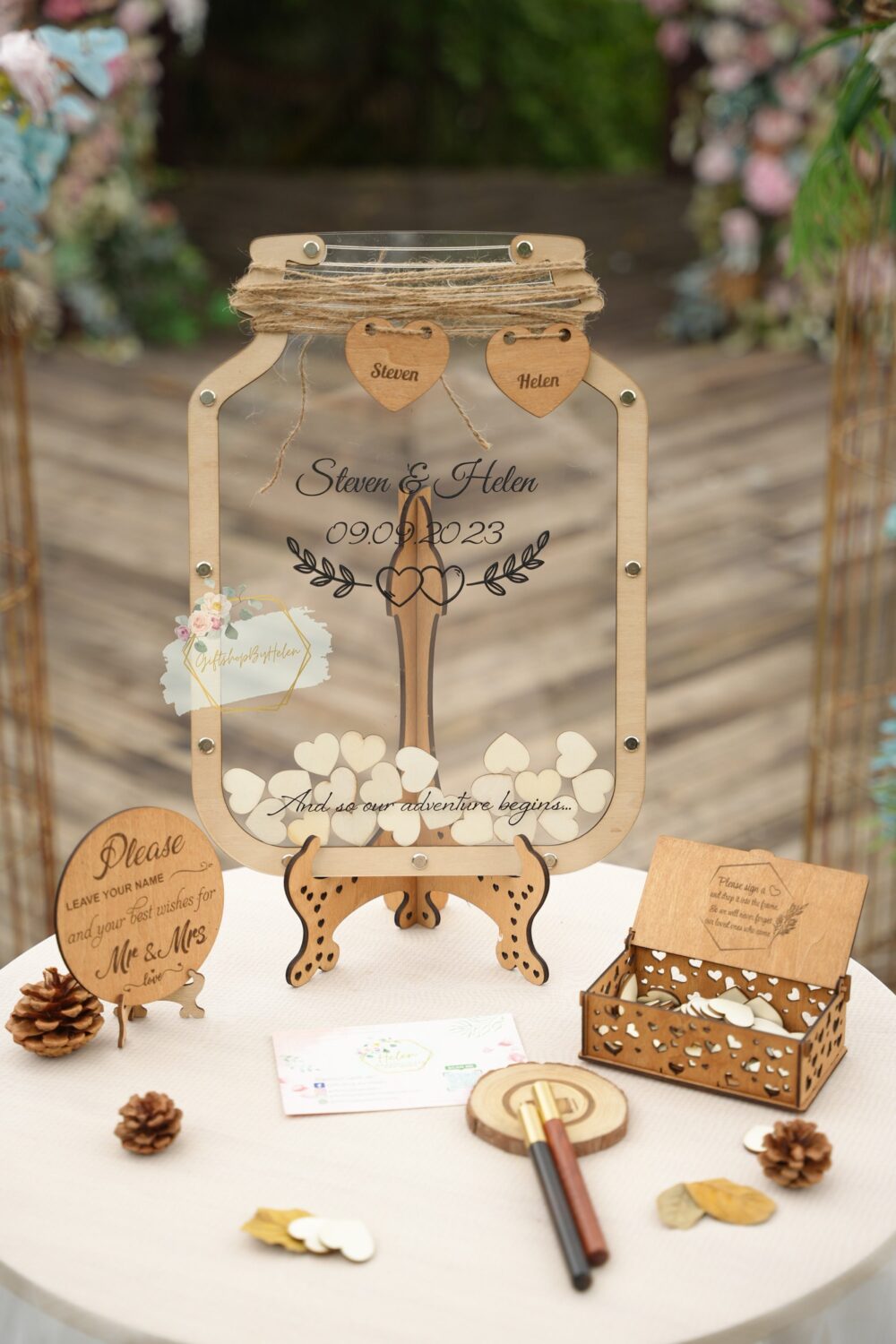Personalized Mason Jar Guest Book - A Timeless Wedding Keepsake, Celebrate Love & Happiness With A For Your