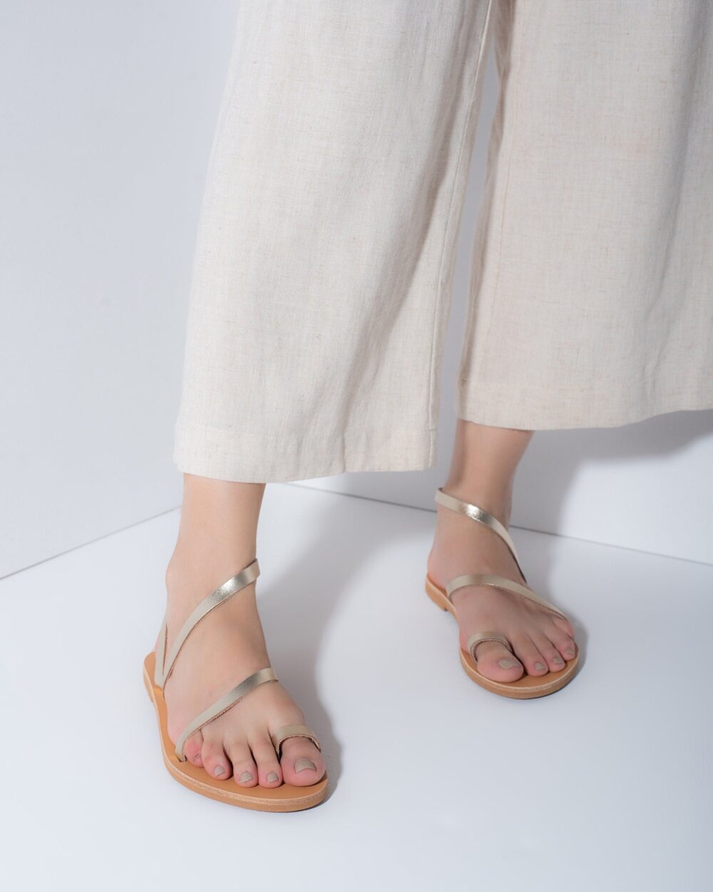 Sandals, Women Greek Leather Sandals, Womens Ancient Griechische Leder Sandalen - Electra