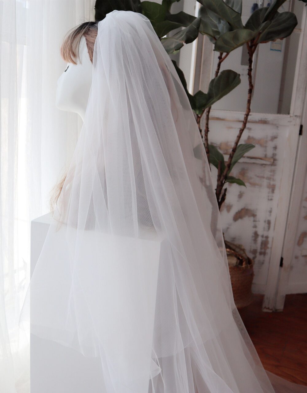 Double Layer Wedding Bridal Veil, Extra Long White, Wedding Veil Gift