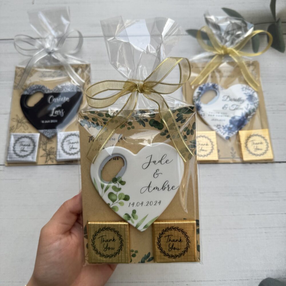 Bottle Opener Wedding Favors, Personalized Favors For Guest, Chocolate, Gift