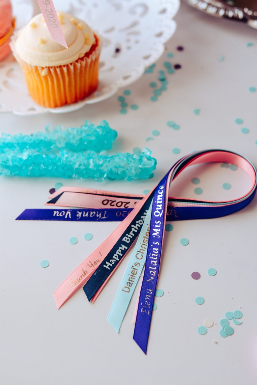 Personalized Favor Ribbons - Customized Printed Ribbons-3/8" Satin Ribbon - Ribbons For All Occasions