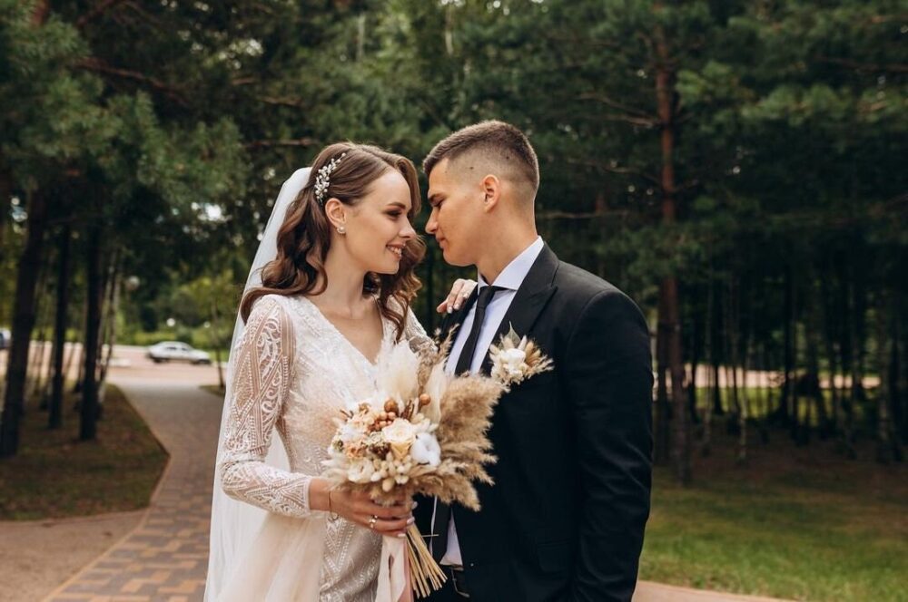 Wedding Bouquet Of Dried Flowers, Pampas Everlasting Bunch, Rustic Custom Bridesmaids Accessories, Wedding Design, Preserved Bouquets
