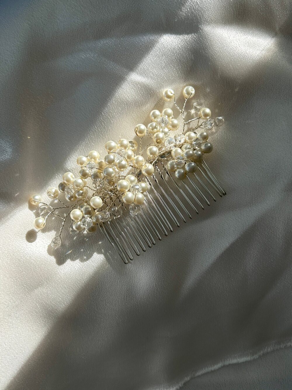 Wedding Hairstyle, Bridal Hair Accessories, Comb, Pearl Comb For
