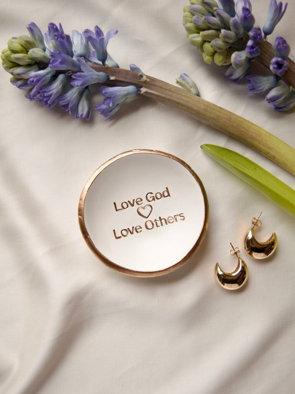 Christian Ring Dish, Scripture Jewelry, Jewelry Gift For Her, Bible Verse Religious Gift, First Communion